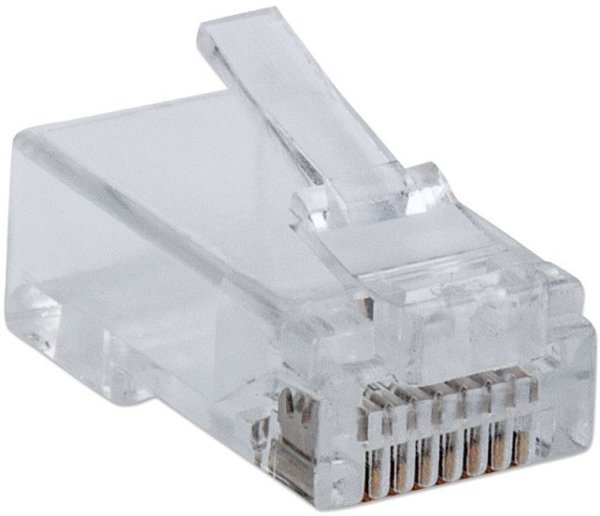 Intellinet Wtyk RJ45 8P/8C Cat 5e UTP linka/drut przelotowy 50 sztuk