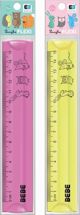 Interdruk Linijka Flexi 15cm B&B Kids Pastel