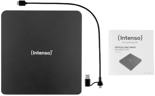 Intenso EOD 400D Slim dysk optyczny DVD Super Multi DL Czarny