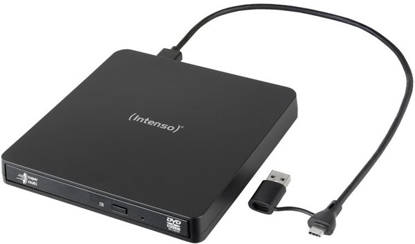 Intenso EOD 400D Slim dysk optyczny DVD Super Multi DL Czarny