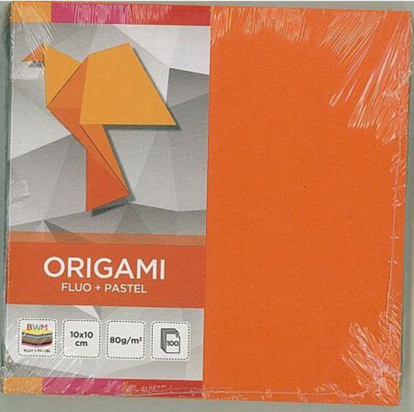 Interdruk Papier origami 10x10cm Fluo+Pastel