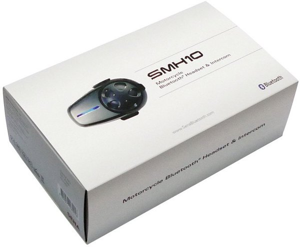 Interkom Μοτοσυκλετιστικό Sena SMH10D-10 Bluetooth 3.0 900M με μικρόφωνο και headset για 2 κράνη