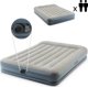 Intex φουσκωτό στρώμα 203x152cm με αντλία, για δύο άτομα, Intex 64118ND