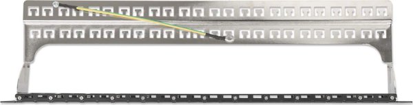 Intellinet Network Solutions Patch Panel 48 Θυρών, 1U, 19" για Keystone Jacks, Θωρακισμένο, Μαύρο