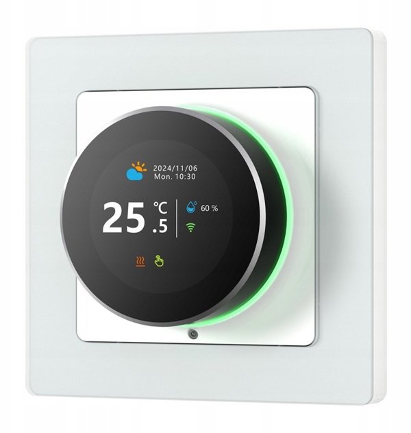 Avatto Έξυπνος Θερμοστάτης WiFi WT20R-BH-3A-W, Ψηφιακός Θερμοστάτης για Θέρμανση, Λευκό