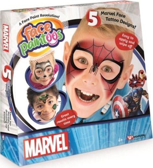 Interplay Entertainment Face Painttoos  Marvel