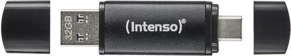 Intenso 3544491 USB Flash Drive 128 GB USB Type-A / USB Type-C 3.2 Gen 1 Μαυρο