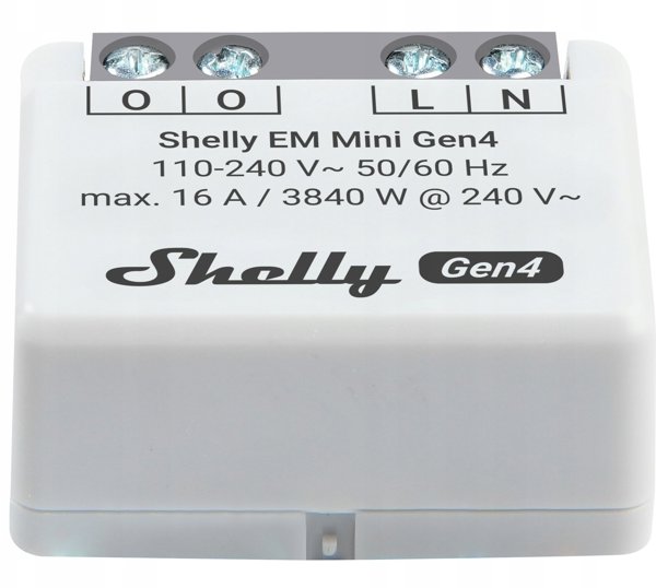 Έξυπνος μετρητής κατανάλωσης ενέργειας WiFi Shelly EM Mini Gen4