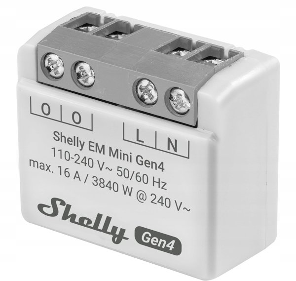Έξυπνος μετρητής κατανάλωσης ενέργειας WiFi Shelly EM Mini Gen4