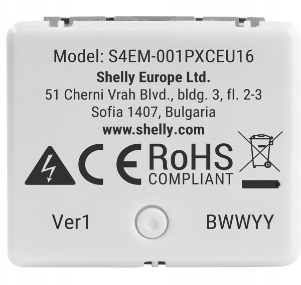 Έξυπνος μετρητής κατανάλωσης ενέργειας WiFi Shelly EM Mini Gen4