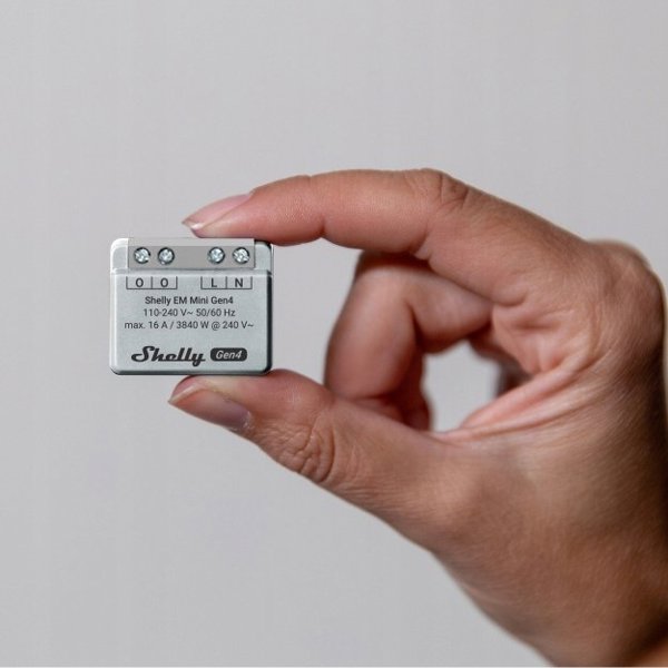 Έξυπνος μετρητής κατανάλωσης ενέργειας WiFi Shelly EM Mini Gen4