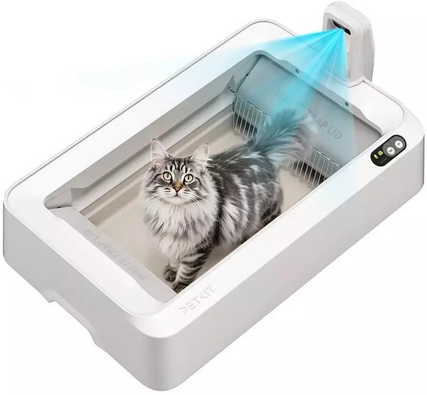 Έξυπνη Αυτοκαθαριζόμενη Λεκάνη Γάτας PetKit Purobot Crystal Duo με Κάμερα AI