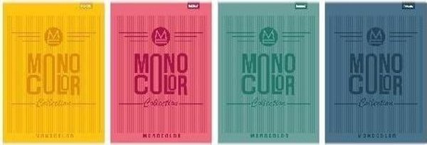 Τετράδιο Interdruk A5/60K καρό Monocolor (5τμχ)