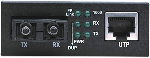Intellinet 506533 konwerter sieciowy 1000 Mbit/s 850 nm Multifunkcyjny Czarny