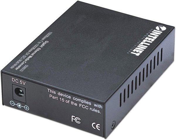 Intellinet 506533 konwerter sieciowy 1000 Mbit/s 850 nm Multifunkcyjny Czarny