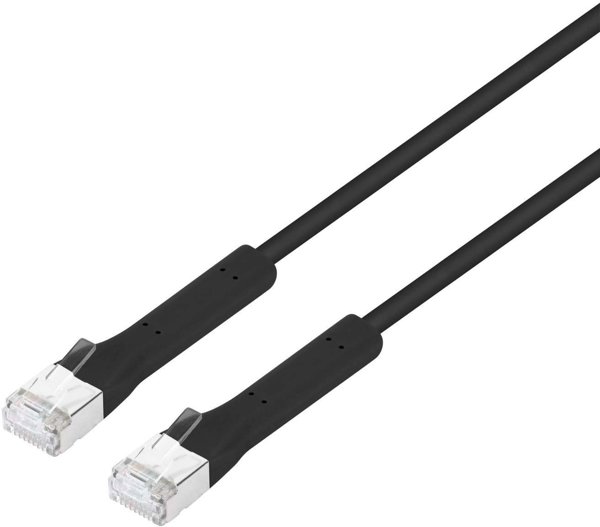 Intellinet Patchcord Cat6a F/FTP 1,5 m Czarny (INT_745093)
