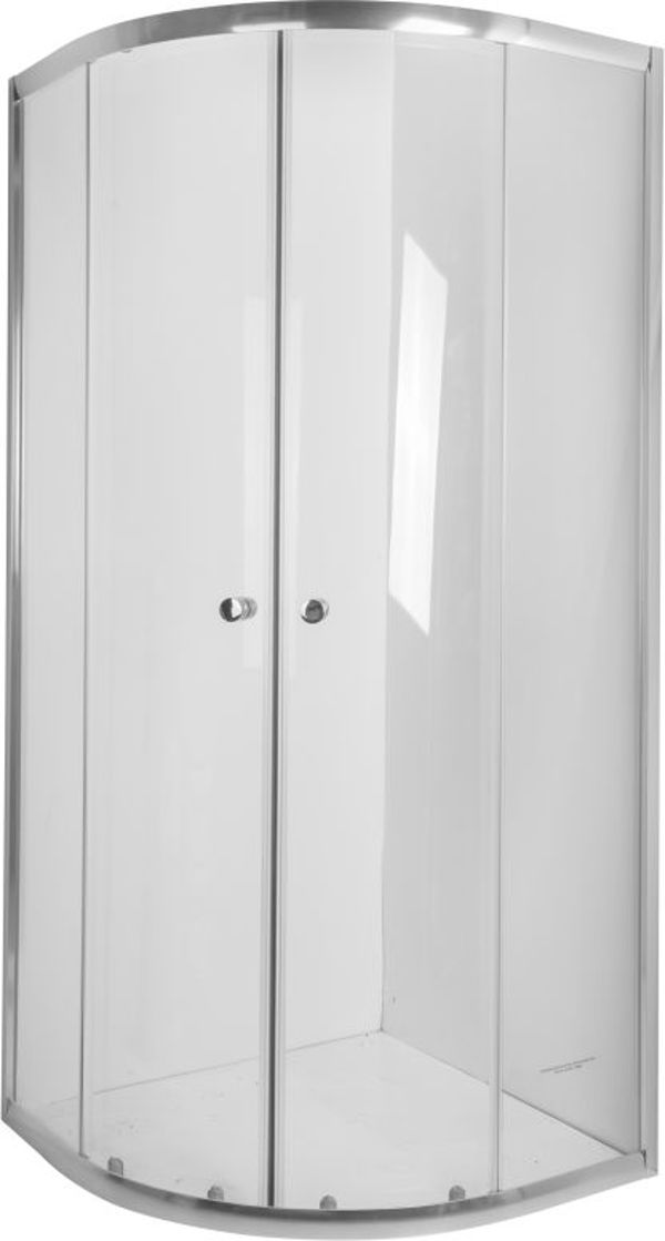 Invena Kabina prysznicowa Vitoria polokragla szklo przezroczyste 90cm