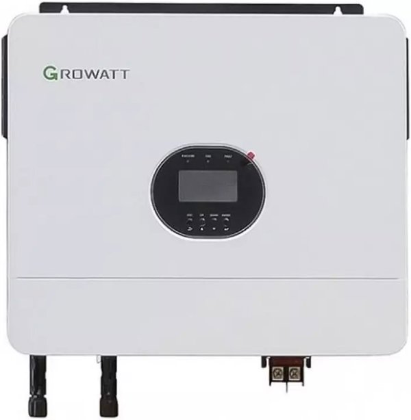 Inverteris GROWATT SPF3500ES, 3.5kW, 1-fazis, 48V, 80A MPPT, 450V