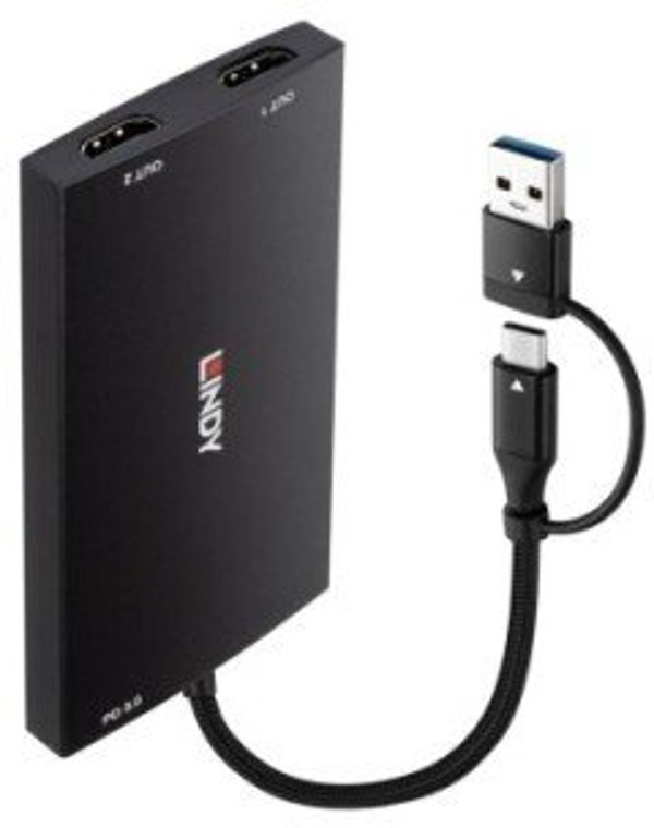 I/O CONVERTER USB-C/A TO HDMI/43430 LINDY
