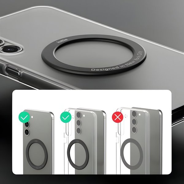 iOttie Treker MagSafe Travel Mount with Magnetic Ring Adapter