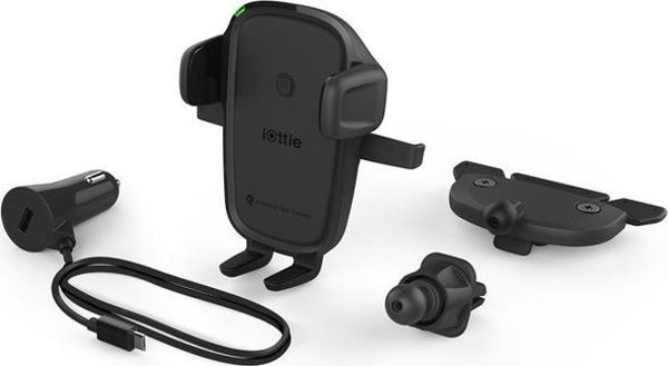 iOttie Easy One Touch Wireless 2 Βάση Στήριξης Αυτοκινήτου με Ασύρματη Φόρτιση Qi για Αεραγωγό & Υποδοχή CD