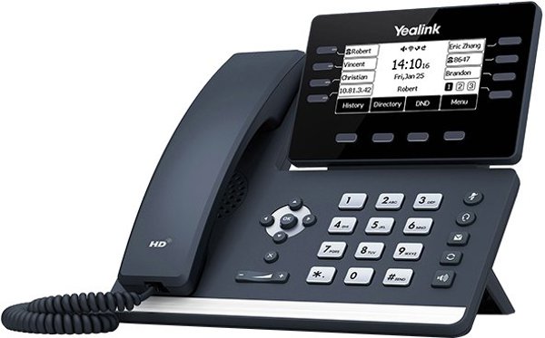 Ip Phone Black 8 Lines Lcd