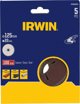 Irwin IRWIN KRAZEK FIBROWY 125mm, otwor 22mm, P 60 /5szt.