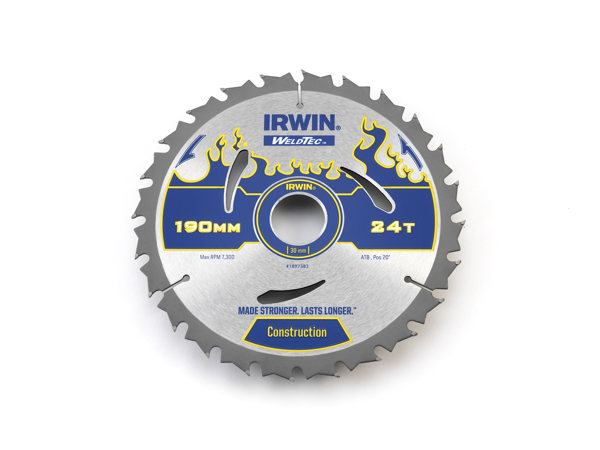 Irwin Πριόνι δίσκου WeldTec 190x30x2,4mm 24z. (1897383)