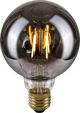 Italux Λαμπτήρας LED Edison G95 E27 4W Dimmable, Θερμό Φως 2200K, Καπνιζέ, 175lm