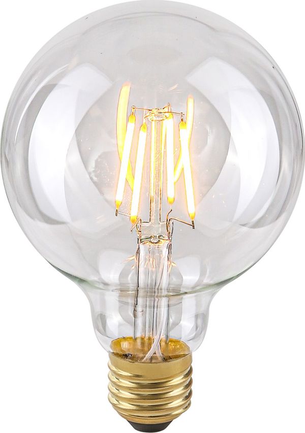 Διαφανής λάμπα Edison Italux E27 4W LED με ζεστό φως