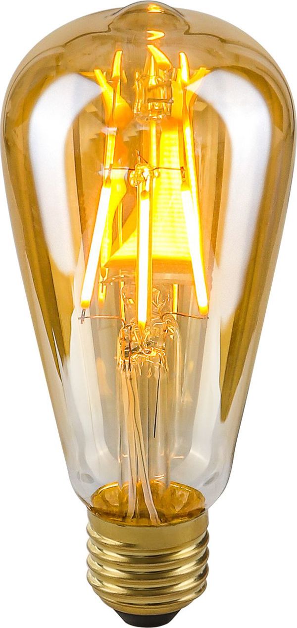 Italux bursztynowa zarowka edison E27 4W ciepla Italux LED LDS-ST64-A