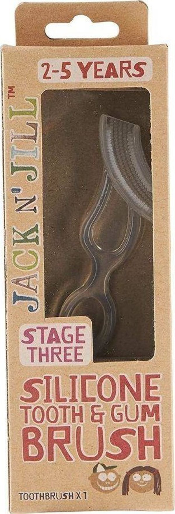 Jack N' Jill Βούρτσα Μασάζ Ούλων και Καθαρισμού Δοντιών από Σιλικόνη για Μωρά