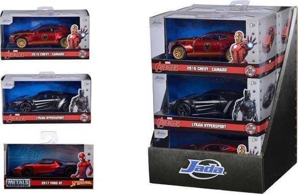 Jada Toys ΑΥΤΟΚΙΝΗΤΟ ΜΕΤΑΛΛΙΚΟ 15X7X8 MARVEL AVENGERS WB