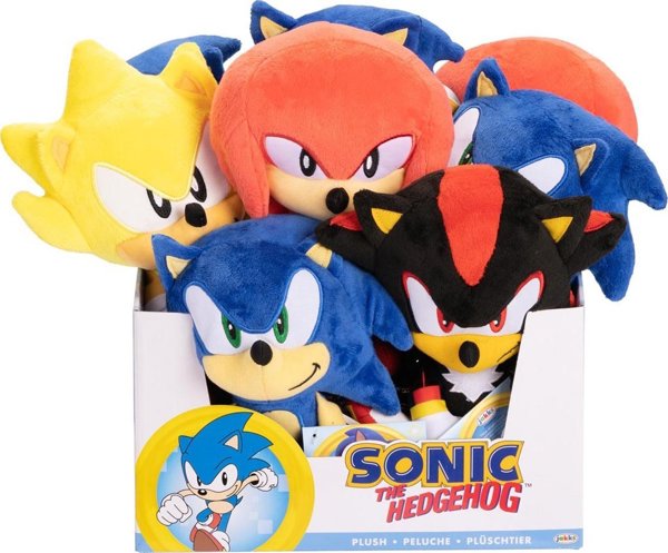 Jakks SONIC Collectable Plush, 23 cm