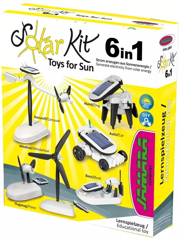Jamara Solar Kit 6-in-1 Εκπαιδευτικό Ηλιακό Παιχνίδι Κατασκευών