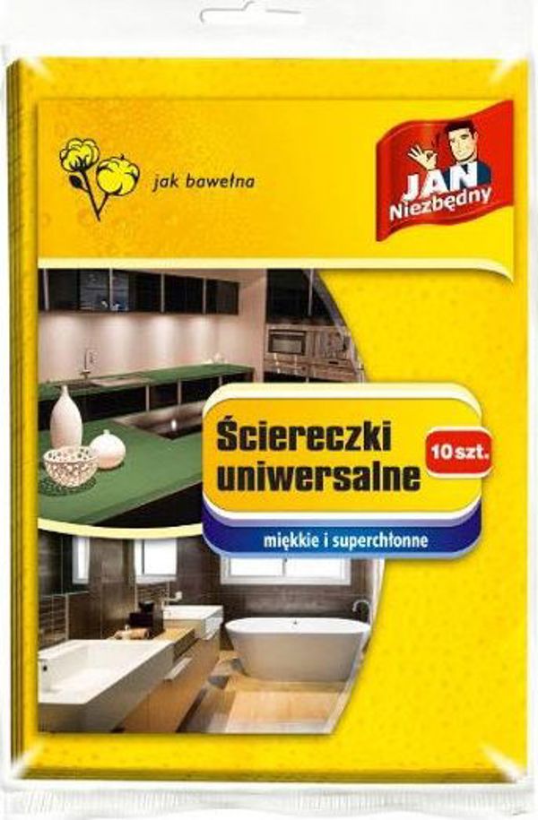 JAN Niezbędny Πανιά Γενικής Χρήσης από Βισκόζη, 10 Τεμάχια