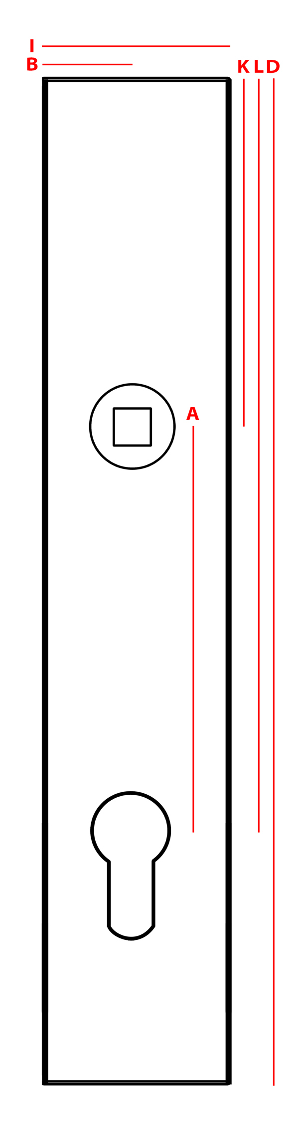Jania Puszka do zamka bramowego 90x22mm Z250
