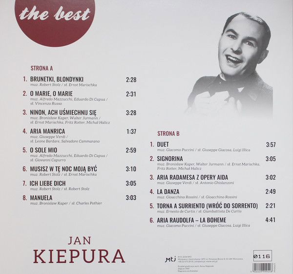 Jan Kiepura - Brunetki Blondynki - The Best