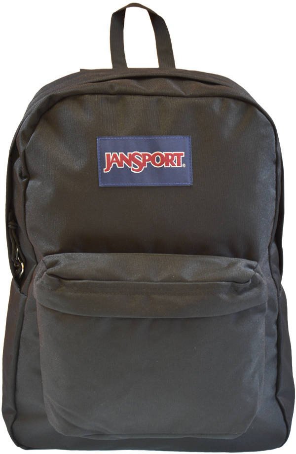 JanSport Superbreak Σχολική Τσάντα Πλάτης, Μαύρο, One Size
