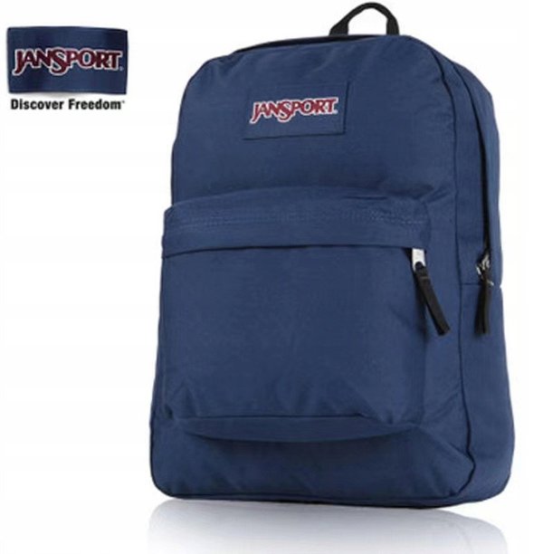 JanSport Superbreak Σχολική Τσάντα Πλάτης, Μαύρο, One Size