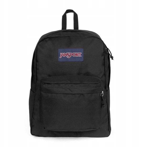 JanSport Superbreak Σχολική Τσάντα Πλάτης, Μαύρο, One Size