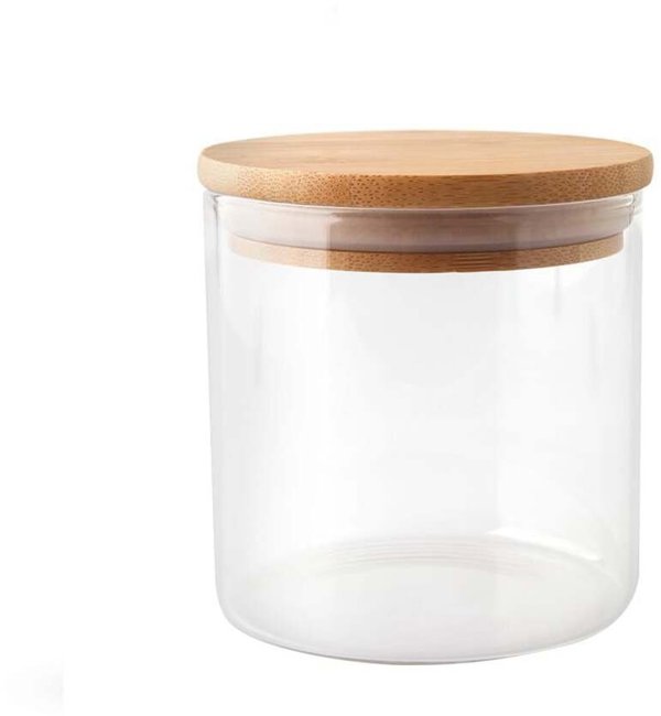ΔΟΧΕΙΟ ΑΠΟΘΗΚΕΥΣΗΣ ΓΥΑΛΙΝΟ ΜΕ ΜΠΑΜΠΟΥ ΚΑΠΑΚΙ 0.5L 7102