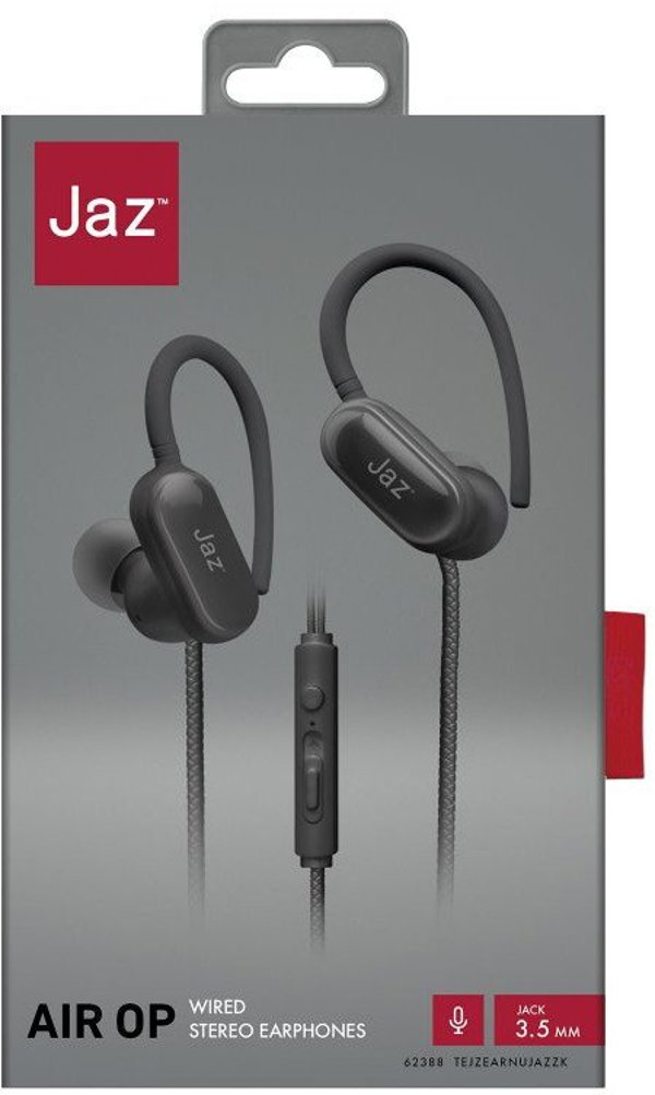 Ακουστικά Jaz Air Op 3,5mm, μαύρο
