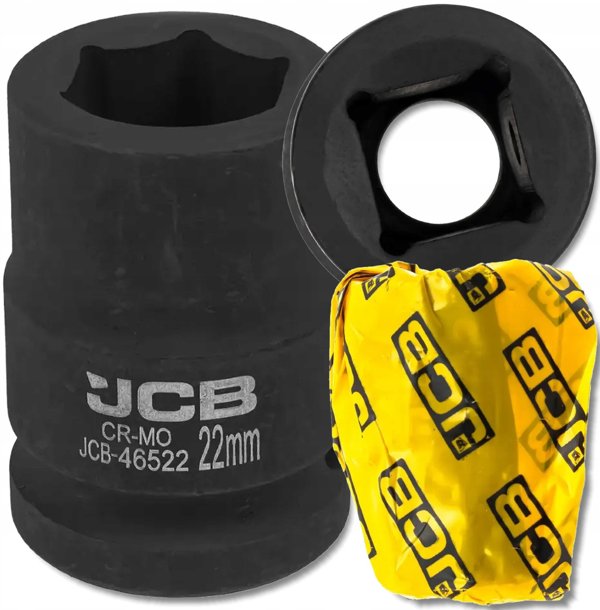 JCB Κρουστική Υποδοχή 3/4" 22mm, 6-Γωνιακή, Ατσάλινη