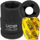 JCB Κρουστική Υποδοχή 3/4" 22mm, 6-Γωνιακή, Ατσάλινη