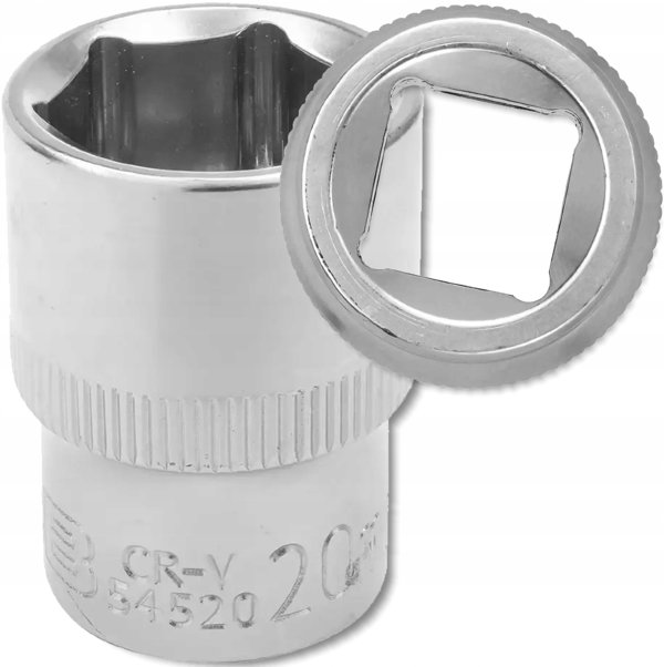 JCB Καρυδάκι Εξάγωνο 1/2" 20mm, Ατσάλινο Εργαλείο Χειρός