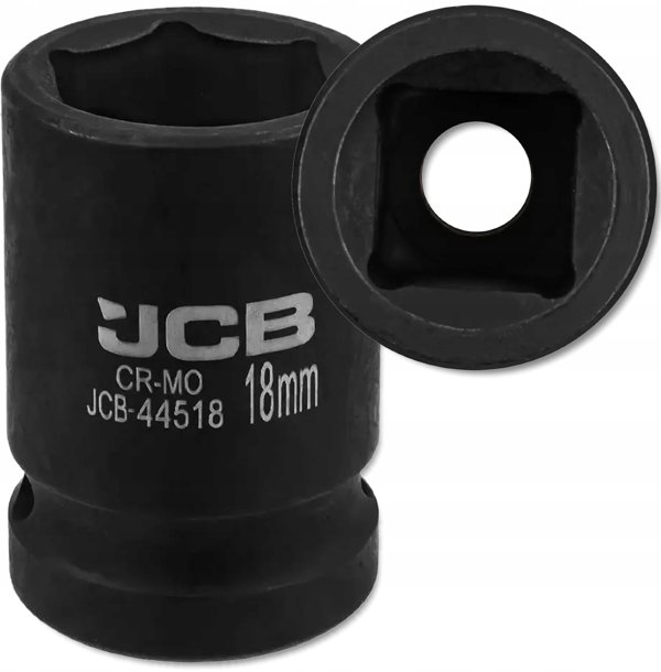 JCB Καρυδάκι Κρούσης 1/2" 18mm, 6-γωνιακό, Εξάρτημα Υψηλής Αντοχής για Αερόκλειδο