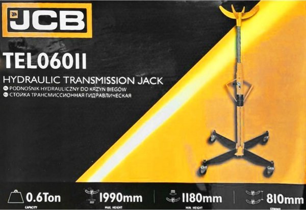 JCB Υδραυλικός Ανυψωτήρας Κιβωτίων Ταχυτήτων 0.6t, 1180-1990mm