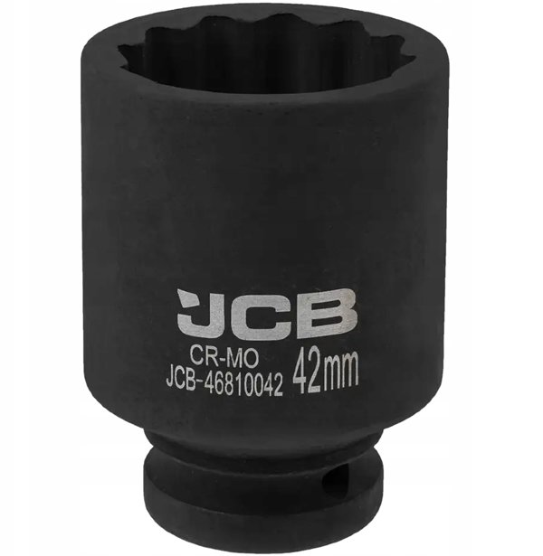 JCB Βαθύ Κρουστικό Καρυδάκι 3/4" 42mm, 12-Γωνιακό, Επαγγελματικό Εργαλείο