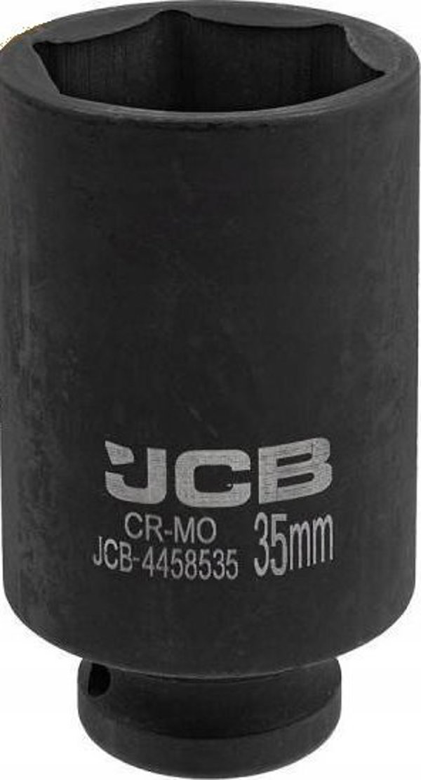 JCB Βαθύ Κρουστικό Καρυδάκι 1/2" 35mm, 6-γωνιακό, Επαγγελματικό Εργαλείο Χειρός